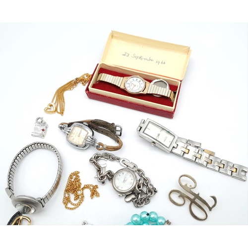 1111 - Selection of Costume Jewellery
Featuring 8 Watches (including 2 Sekonda & Storm), plus others. 
Some... 