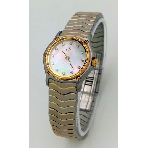 260 - An Excellent Condition Ladies Ebel Sports Classic Quartz Watch 26mm Including Crown. This watch has ... 