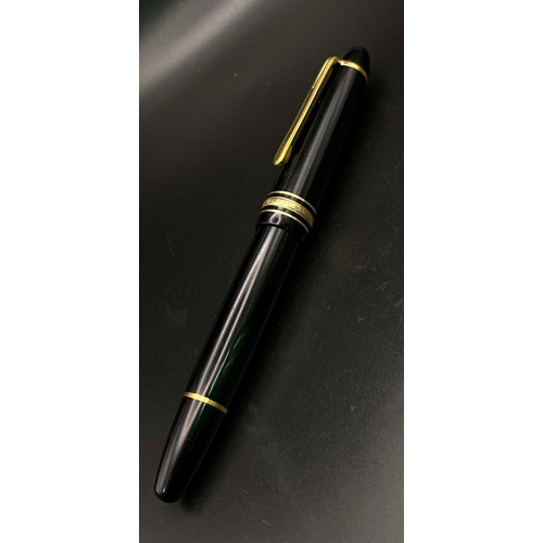 285 - A Montblanc Meisterstuck No.146 Fountain Pen with 14K Gold Nib. Ref: 14221