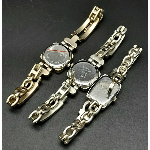 794 - A Parcel of Three Vintage Unworn French Ladies Quartz Bracelet Fashion Watches by L’S Paris. All Wor... 