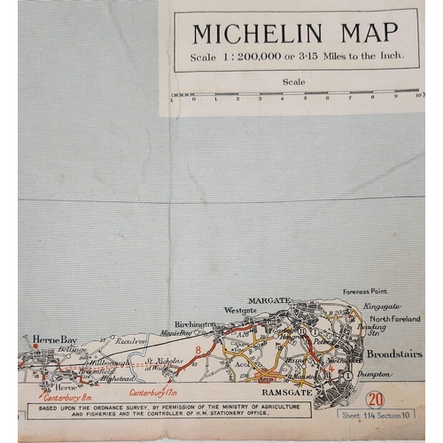 1048 - Two WW2 Issue Maps Comprising: 1) A War Office Issue 1932 revised 1940 Map of Scunthorpe & Market Ra... 