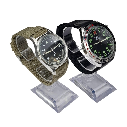 872 - Two Unworn Military Homage Watches Comprising a 1960’s RAF Design Quartz Watch 41mm Including Crown ... 