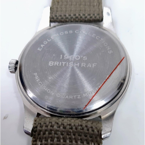 879 - Two Unworn Military Homage Watches Comprising a 1960’s RAF Design Quartz Watch 41mm Including Crown ... 