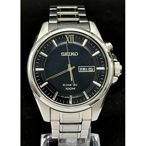 Vintage seiko best sale kinetic watch