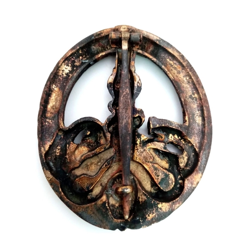 596 - 3rd Reich Bronze Anti-Partisan Badge.