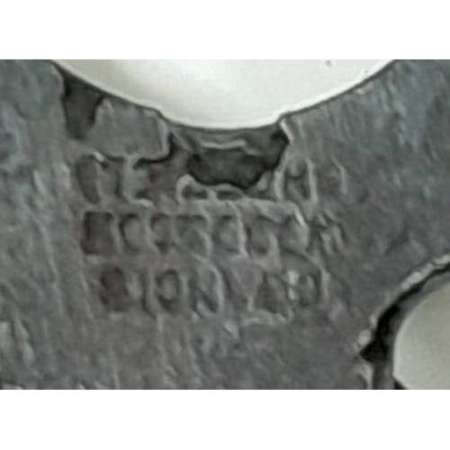 600 - WW1 1916 Dated British Pioneers Folding Saw in leather case.