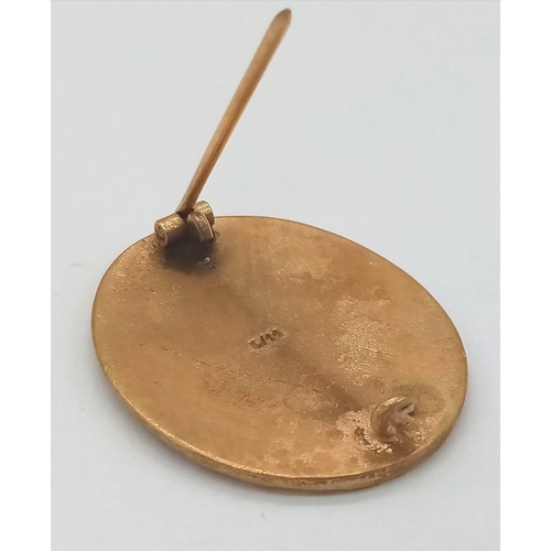 571 - WW2 German Gold Wound Badge (1st class, which could be awarded posthumously) for five or more times ... 