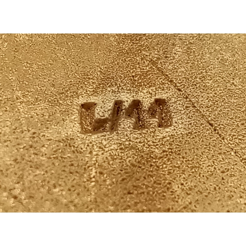 571 - WW2 German Gold Wound Badge (1st class, which could be awarded posthumously) for five or more times ... 