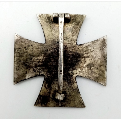 6 - WW2 German Iron Cross 1st Class E.K.I 3 Part construction with an iron core.