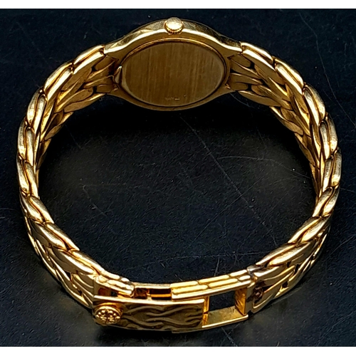 565 - A Glorious 18K Yellow Gold Patek Philippe 'La Flamme' Ladies Watch. 18k gold bracelet and case - 23m... 