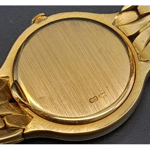 565 - A Glorious 18K Yellow Gold Patek Philippe 'La Flamme' Ladies Watch. 18k gold bracelet and case - 23m... 