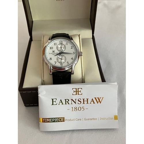 7 - Gentlemans THOMAS EARNSHAW WRISTWATCH WB124876. Multi dial model finished in stainless steel. Quartz... 