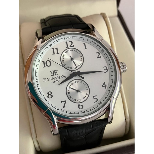 7 - Gentlemans THOMAS EARNSHAW WRISTWATCH WB124876. Multi dial model finished in stainless steel. Quartz... 