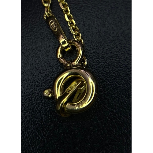 583 - 1977 Silver Gilt Jubilee Ingot Pendant Necklace. 
46cm Length Sterling Silver Gilt Chain. 
31.25 Gra... 