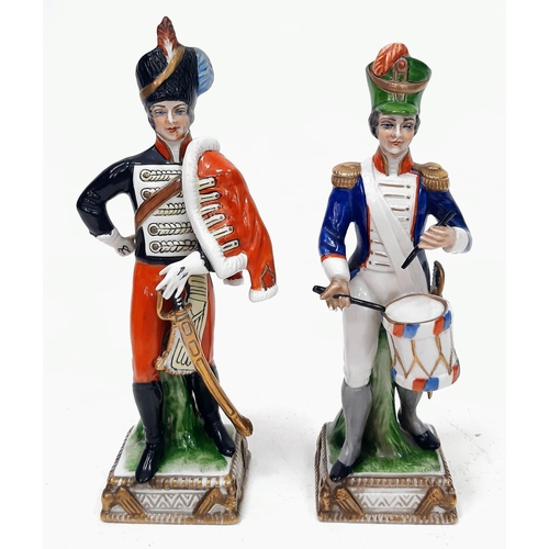 1761 - Rare pair of Carl Thieme, Potschappel 19th Century Porcelain Figurines.
Figurines are hand painted a... 