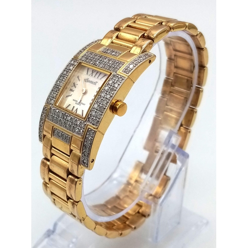 Ingersoll gold diamond on sale watch