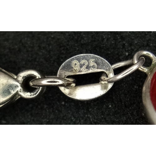 778 - Sterling Silver Lucky Eye Protection Bracelet.
Multiply coloured eyes that not only protect, but cat... 