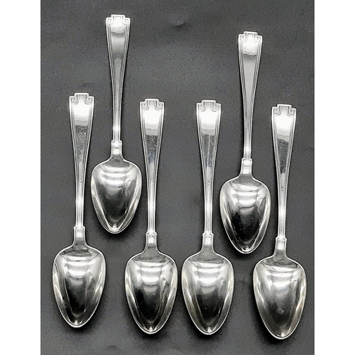 743 - Parcel of 6, Early 1900's, Etruscan Sterling Silver Teaspoons by Gorham, Birmingham.
Marked with Gor... 