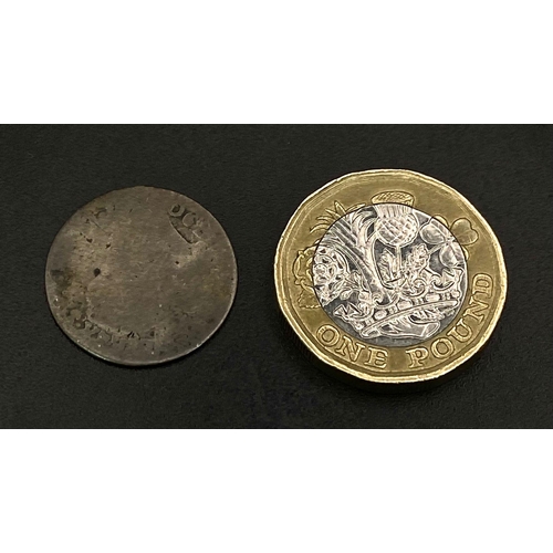 586 - A rare 1790 Sardinia (ITALY) Half Reale Silver Coin.
Only 107,000 minted.
Weight: 1.6g