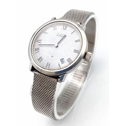 616 - A Rare Vintage Seiko Model 411134 Gents Cocktail Watch. Stainless steel mesh bracelet. Case - 32mm. ... 