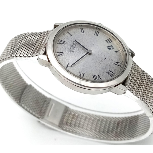 616 - A Rare Vintage Seiko Model 411134 Gents Cocktail Watch. Stainless steel mesh bracelet. Case - 32mm. ... 