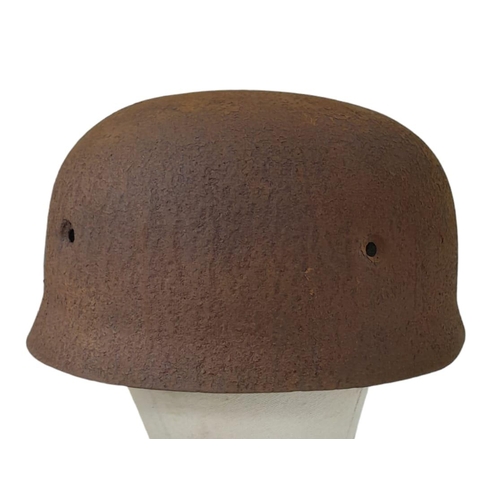 103 - WW2 German Fallschirmjäger(Paratroopers) Helmet. Originally found in Italy.