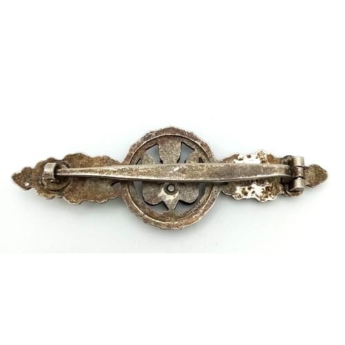 206 - WW2 German Luftwaffe Bomber Pilots Silver Grade Combat Clasp.