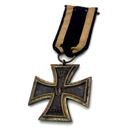 480 - WW1 Imperial German Iron Cross 2nd Class. A real original “Been There”.