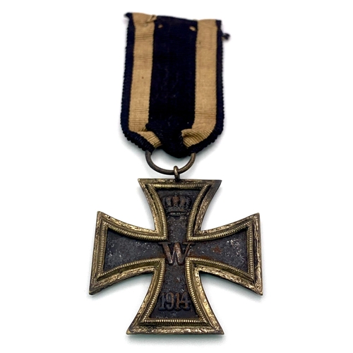 480 - WW1 Imperial German Iron Cross 2nd Class. A real original “Been There”.