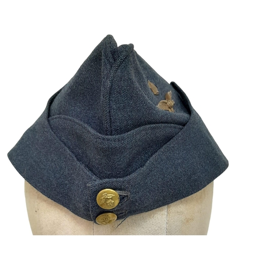 515 - WW2 British Flying Officers Side Cap.