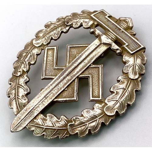 657 - 3rd Reich Disabled Veterans Sports Badge Silver Grade.