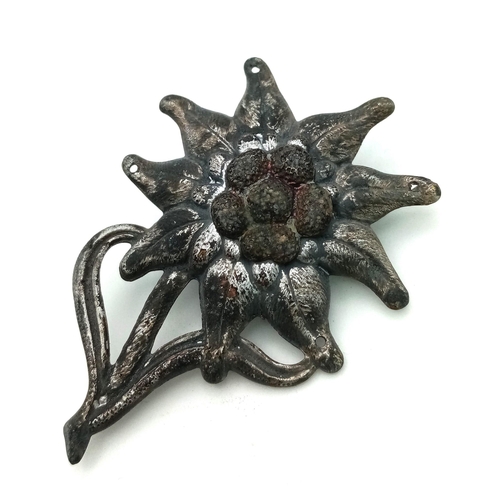 762 - WW2 German Gebirgsjäger Mountain Troops Edelweiss Qualification Badge.