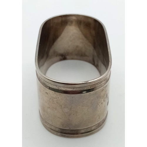 772 - 3rd Reich Napkin Ring from the 1st Class Compartment of a D.Z.R Zeppelin Airship.