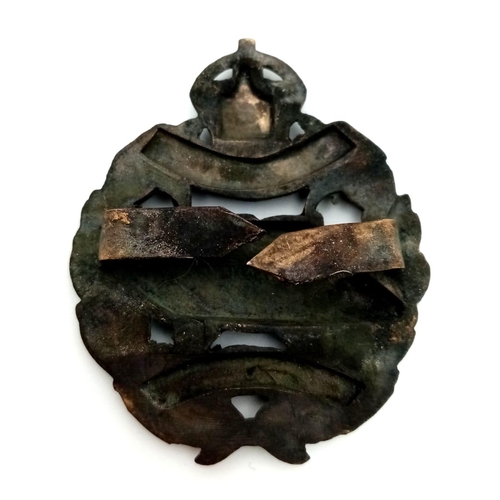 958 - WW1 British Officers Tank Corps Cap Badge.