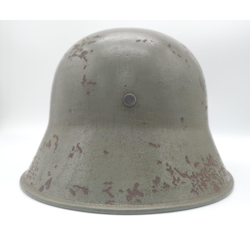 299 - WW1 Imperial German 1895 Model Enlisted Man Pickelhaube. Complete with chinstrap mounts and cockades... 