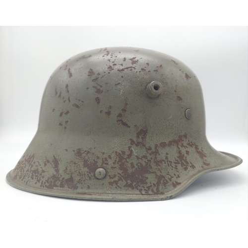 299 - WW1 Imperial German 1895 Model Enlisted Man Pickelhaube. Complete with chinstrap mounts and cockades... 