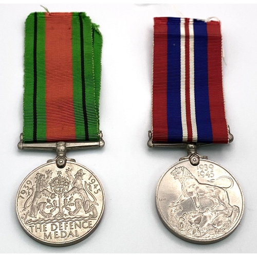 529 - Set of 6 WW2 British Medals comprising of the British War Medal, Defence Medal, 1939-45 Star, France... 