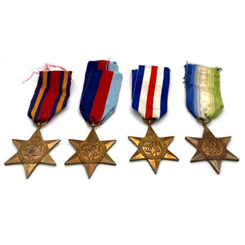 529 - Set of 6 WW2 British Medals comprising of the British War Medal, Defence Medal, 1939-45 Star, France... 