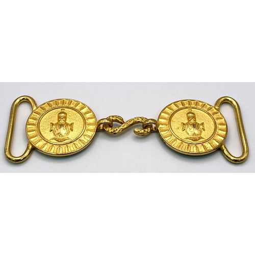 839 - WW1 French Engineers Officers Buckle.