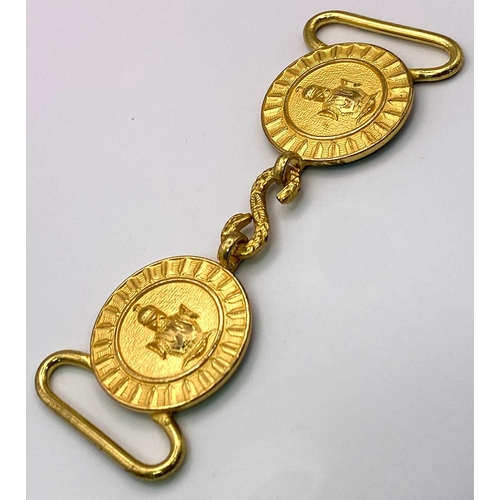 839 - WW1 French Engineers Officers Buckle.