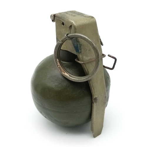 558 - INERT Cutaway Vietnam Era US M-67 “Baseball” Grenade. The theory was that most American boys could t... 