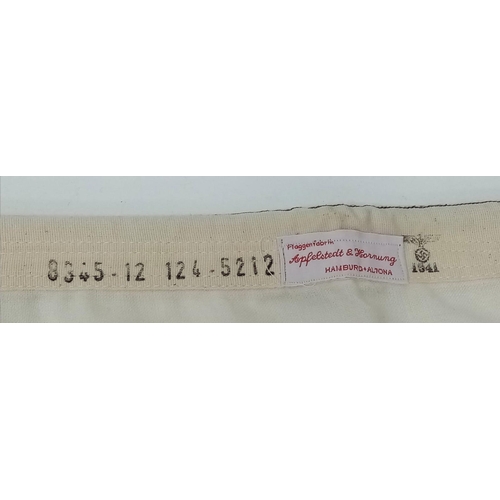 579 - Un-Issued 1944 Dated German Field Hospital Tent Drape Flag. Form War stocks found in Norway.