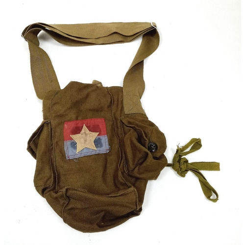 721 - Vietnam War Era Russian Gas Mask Bag used by the Vietcong.