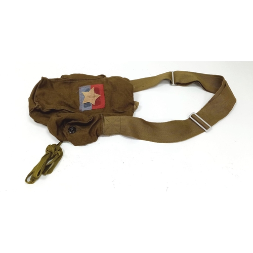 721 - Vietnam War Era Russian Gas Mask Bag used by the Vietcong.