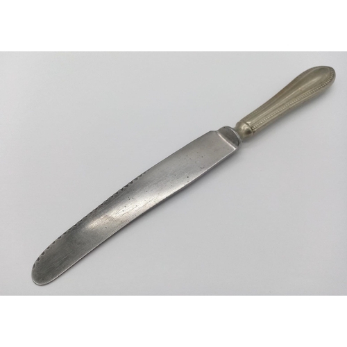 751 - 3rd Reich Waffen SS Dinner Knife. Reputed Veteran Bring Back.