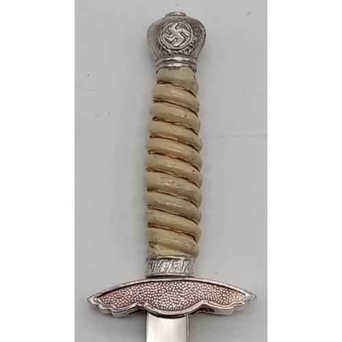 758 - Miniature 3rd Reich Luftwaffe Sword Letter Opener.