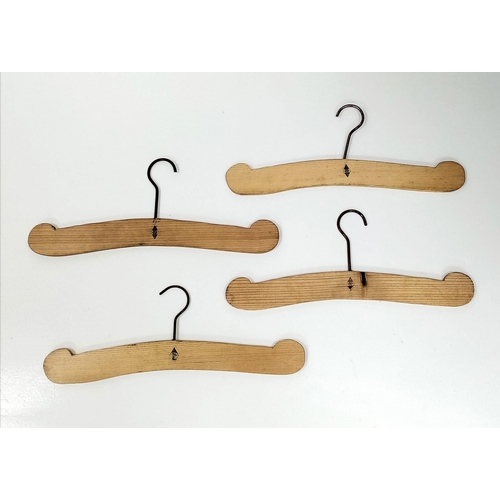 783 - 4 x 1936 Dated Hitler Youth Coat Hangers.