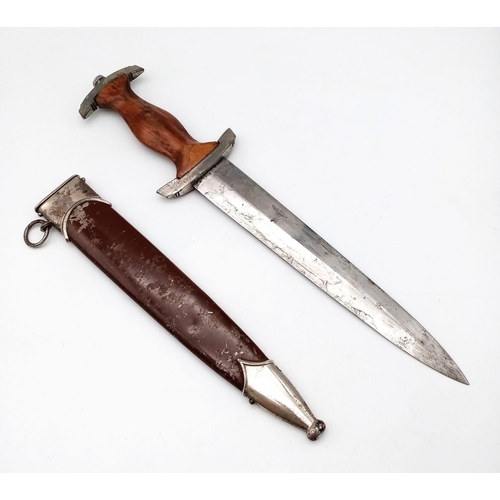 83 - Early 3rd Reich S.A Dagger. Rare Maker Gust Häker. Found in a Berlin Attic.