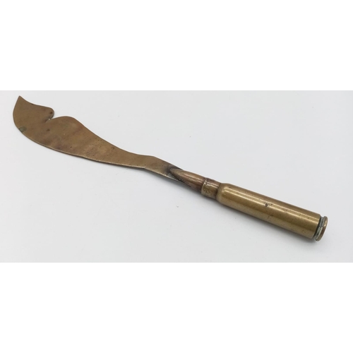 902 - WW1 German Trench Art Letter Opener. UK Sales Only