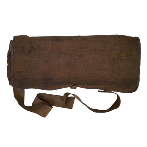 152 - WW1 British Adams Folding Trench Periscope in its original canvas carry case. Circa 1916.